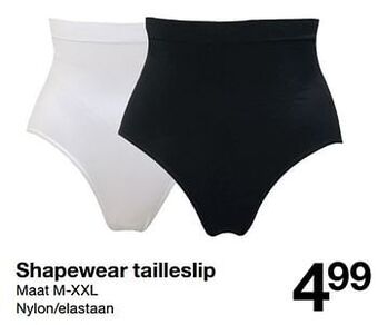 Zeeman Shapewear tailleslip aanbieding