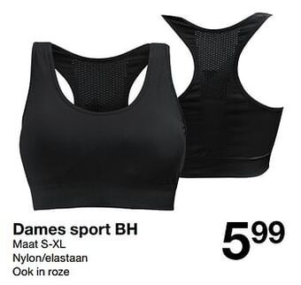 Zeeman Dames sport bh aanbieding