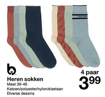 Zeeman Heren sokken aanbieding