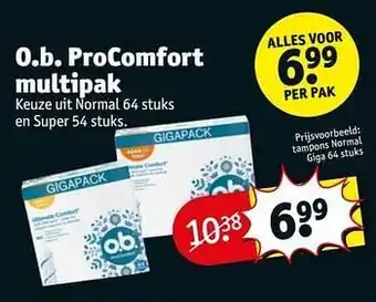 Kruidvat Tampons normal giga aanbieding