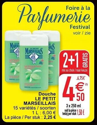 Cora Douche le petit marseillais aanbieding