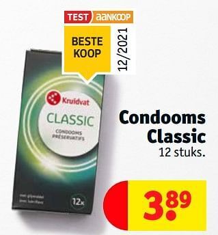 Kruidvat Condooms classic aanbieding