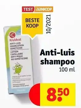 Kruidvat Anti-luis shampoo aanbieding