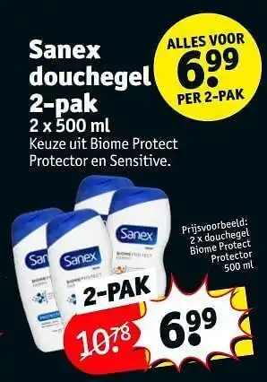 Kruidvat Douchegel biome protect protector aanbieding