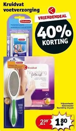 Kruidvat Voetenmasker nourishing aanbieding