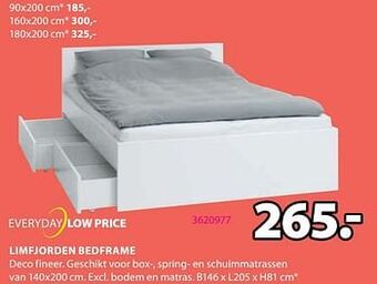 Jysk Limfjorden bedframe aanbieding