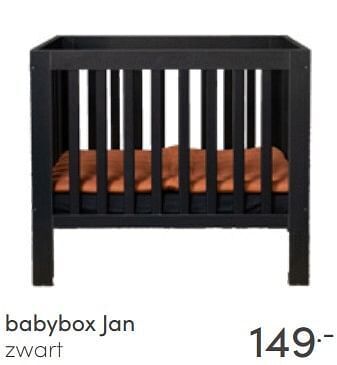 Baby & Tiener Babybox jan zwart aanbieding