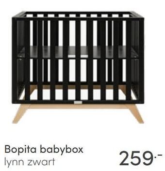 Baby & Tiener Bopita babybox lynn zwart aanbieding