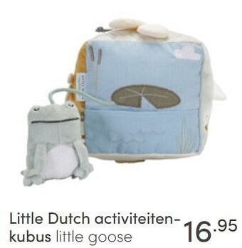 Baby & Tiener Little dutch activiteitenkubus little goose aanbieding