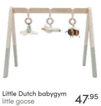 Baby & Tiener Little dutch babygym little goose aanbieding