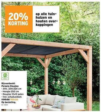 GAMMA Pergola douglas aanbieding