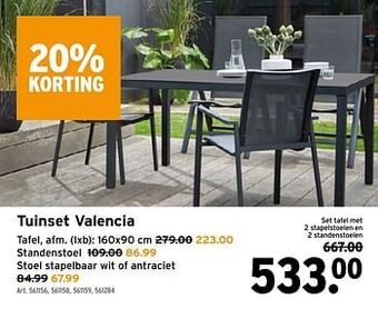 Tuinset valencia