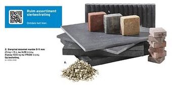 GAMMA Siergrind dolomiet marble aanbieding