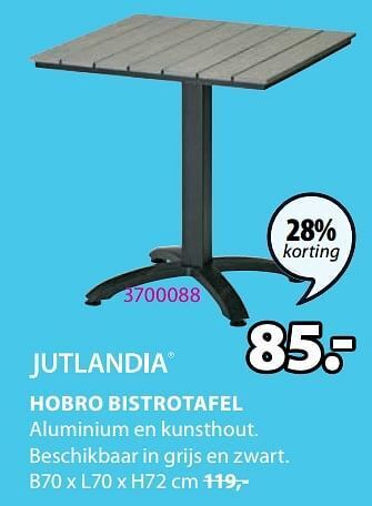 Jysk Hobro bistrotafel aanbieding