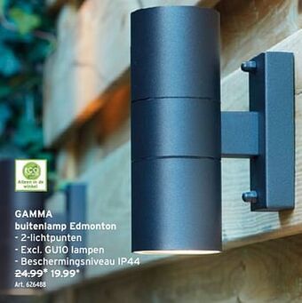 GAMMA Gamma buitenlamp edmonton aanbieding