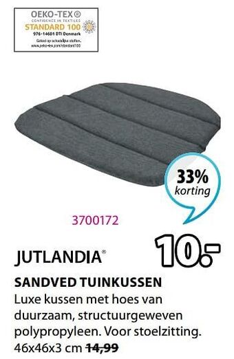 Jysk Sandved tuinkussen aanbieding