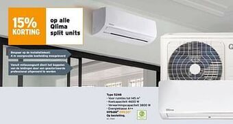 GAMMA Qlima split units type 5248 aanbieding