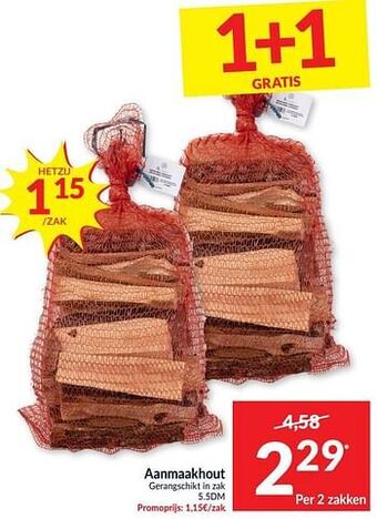 Intermarché Aanmaakhout aanbieding