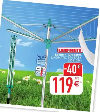Leifheit Sechoir/Droogrek Linomatic 500 Easy