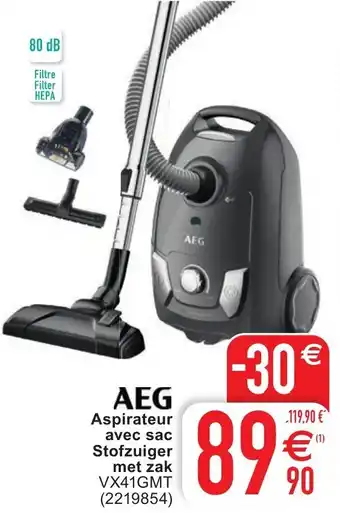 Cora AEG Aspirateur avec sac Stofzuiger met zak aanbieding