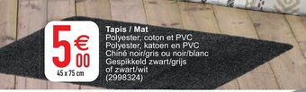 Cora Tapis/Mat aanbieding