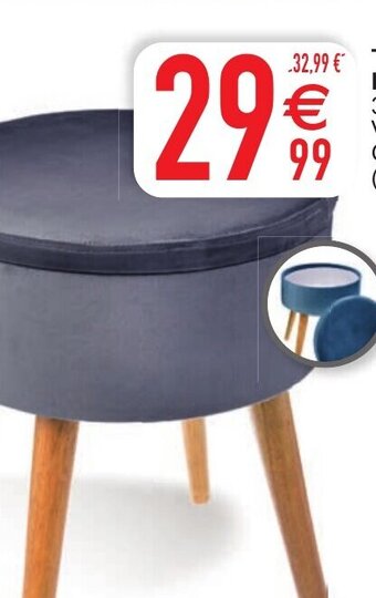 Cora Tabouret coffre Kofferkrukje aanbieding