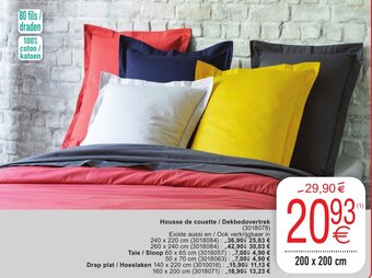 Cora Housse de couette/Dekbedovertrek aanbieding