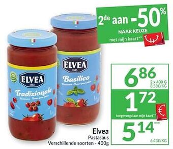 Intermarché Elvea pastasaus aanbieding