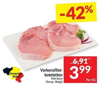 Intermarché Varkensfiletkoteletten aanbieding