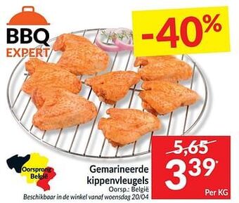 Intermarché Gemarineerde kippenvleugels aanbieding
