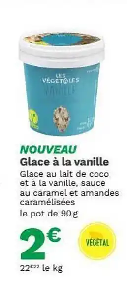 Nouveau Glace A La Vanille