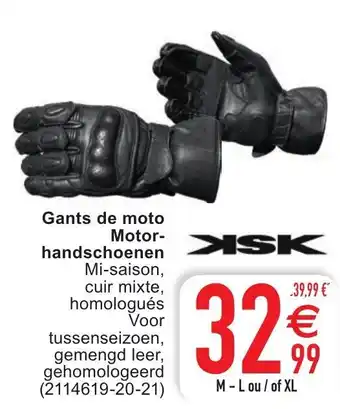Cora Gants de moto Motor-handschoenen aanbieding