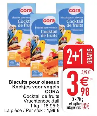 Cora Cora Biscuits pour oiseaux Koekjes voor vogels aanbieding