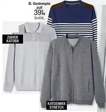 Damart Gestreepte pull aanbieding