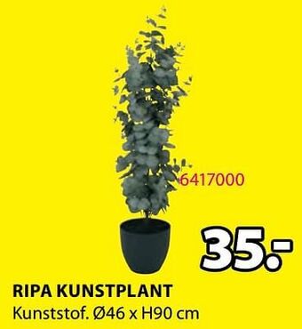 Jysk Ripa kunstplant aanbieding