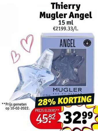 Kruidvat Thierry mugler angel aanbieding