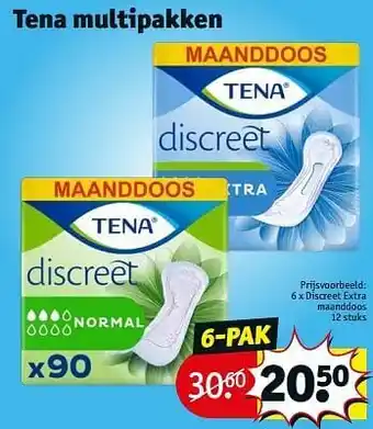 Kruidvat Discreet extra maanddoos aanbieding