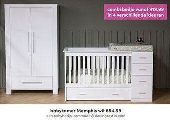 Baby & Tiener Babykamer memphis wit aanbieding