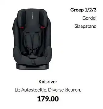 BabyPark Kidsriver liz autostoeltje aanbieding
