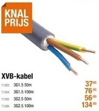 Cevo Xvb-kabel aanbieding