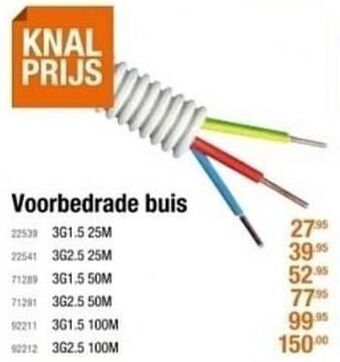 Cevo Voorbedrade buis aanbieding
