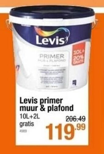 Levis primer muur + plafond