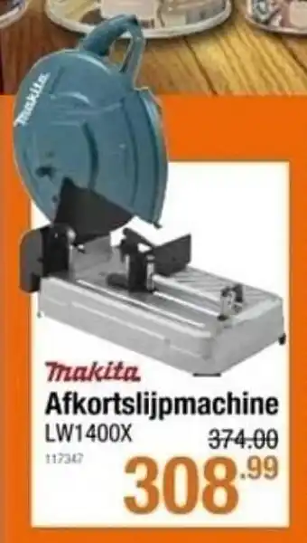 Cevo Makita afkortslijpmachine lw1400x aanbieding