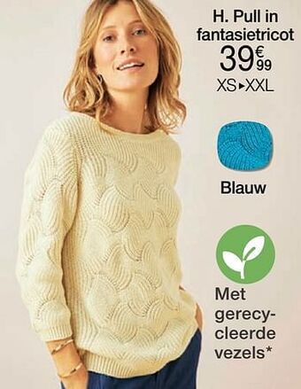 Damart Pull in fantasietricot aanbieding