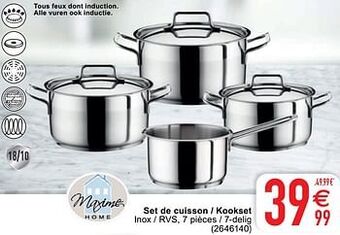 Cora Set de cuisson - kookset aanbieding