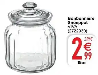 Bonbonnière snoeppot viva