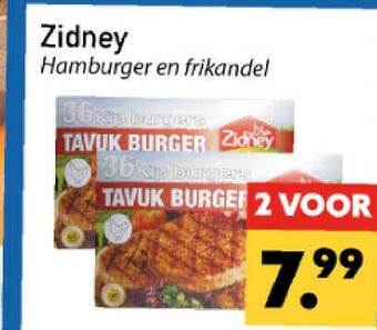 Zidney Hamburger En Frikandel