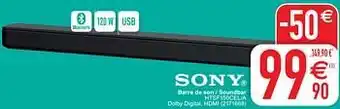 Cora Sony barre de son - soundbar htsf150cel-a aanbieding