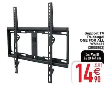 Cora Support tv tv-beugel one for all wm4411 aanbieding