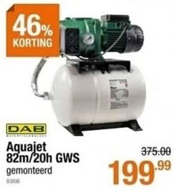Cevo Dab aquajet 82m-20h gws aanbieding
